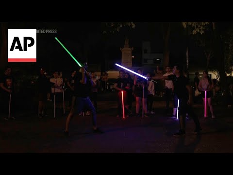 In Mexico City, Star Wars fans prepare to duel like Jedi knights