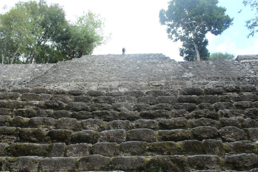 You can climb most of the structures here, but prepare for the journey to be a bit steep.