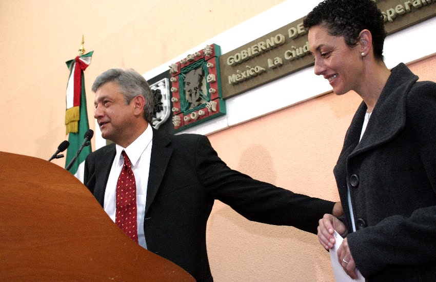 AMLO and Claudia Sheinbaum