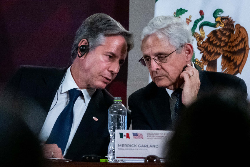 Antony Blinken and Merrick Garland