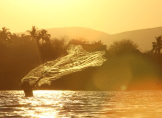 A fisherman in Morelos