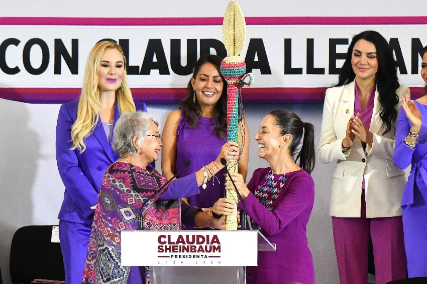 Claudia Sheinbaum and Olga Sánchez Cordero