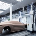 BYD car in production