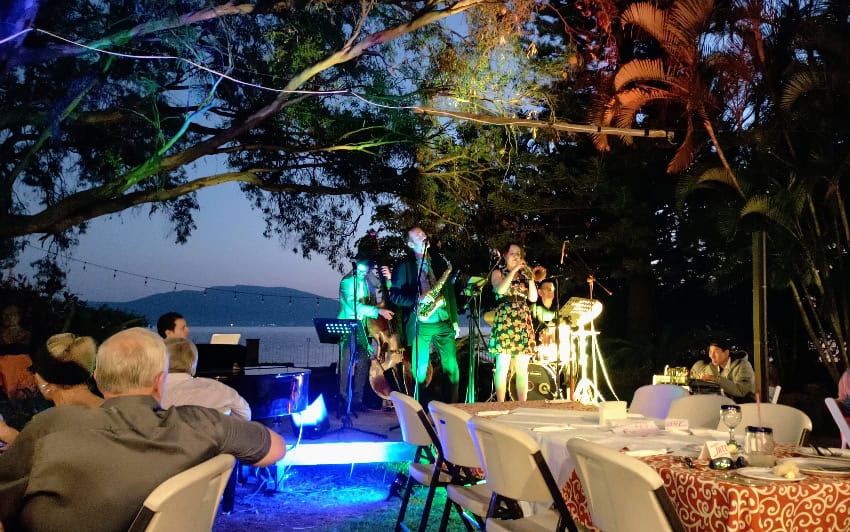 Musicians at a show in Ajijic