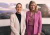 Claudia Sheinbaum and Mélanie Joly