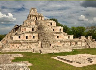 Edzná archaeological site, Mexico