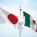 Japan and Mexico flags