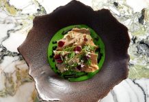 Dish at Quintonil restaurant