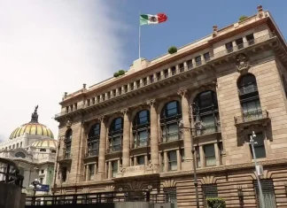 Bank of Mexico building in Mexico City
